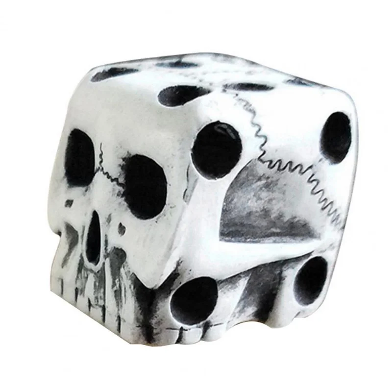 1Pcs/set New White Skull Dice New Peculiar Casual Game Creative Festival Party Funny Halloween Dice