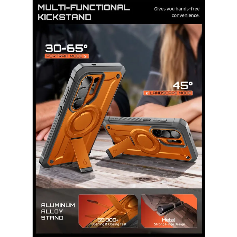 Etui SUPCASE UB Pro Mag Full Body Rugged Case z wbudowaną osłoną ekranu i podstawką For Samsung Galaxy S26 Ultra Case 6.9“ — zdjęcie produktu 6