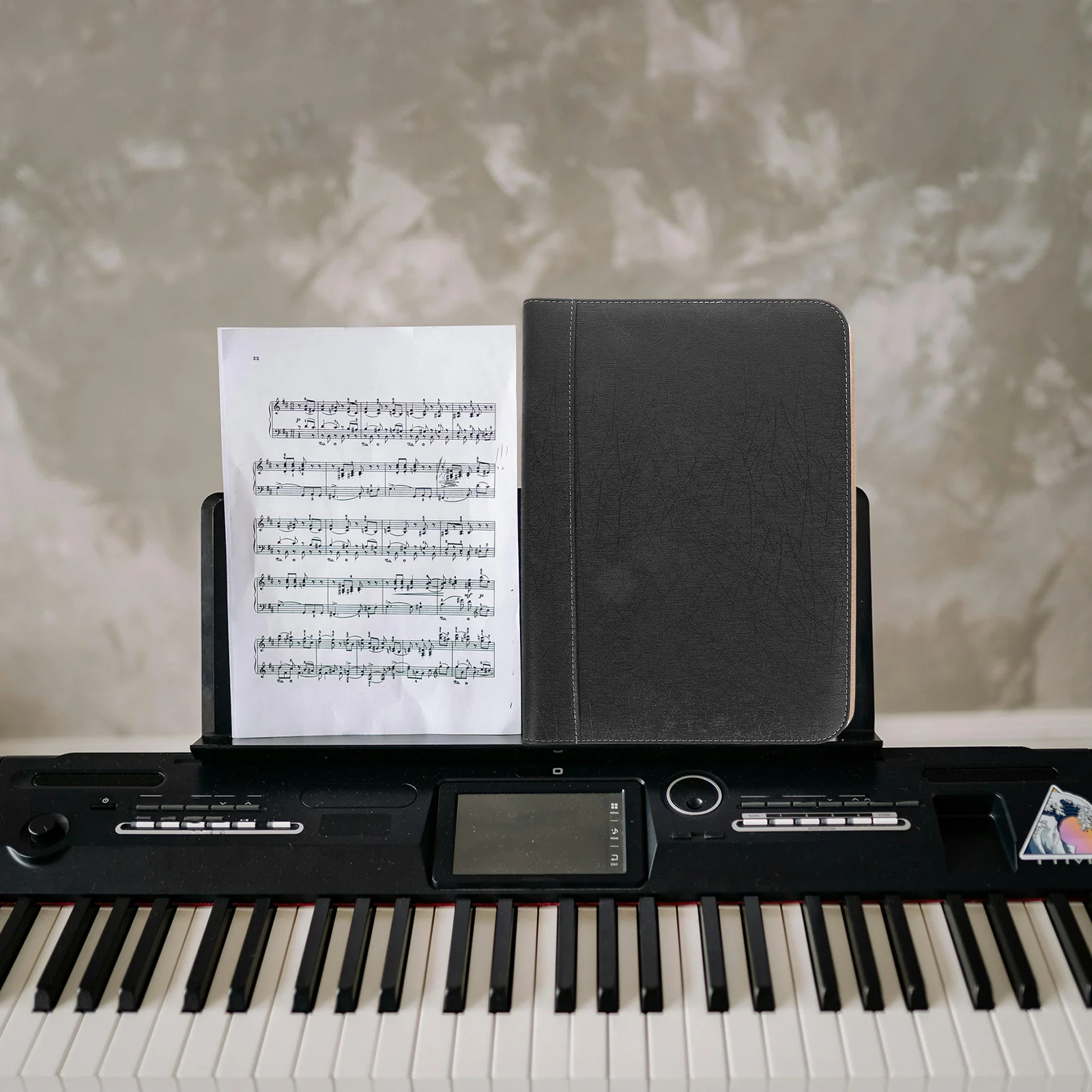 

1pcs A4 Music Folder For Sheet Music Portable Document Organizer File Folder Desktop Storage Clear Paper Protector Important