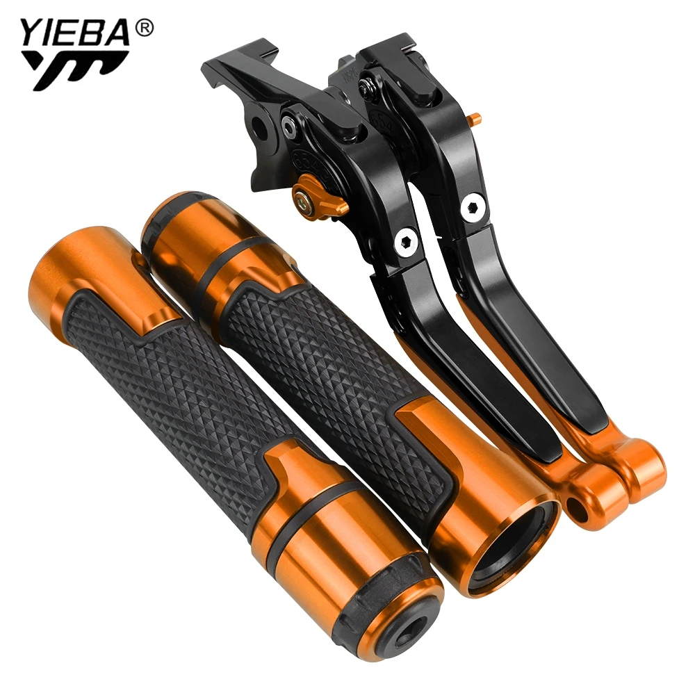 

FOR RC200 RC 200 2014 - 2023 2020 2021 2022 Motorcycle Accessories Adjustable Brake Clutch Levers Handbar Grips Handle Bar Parts