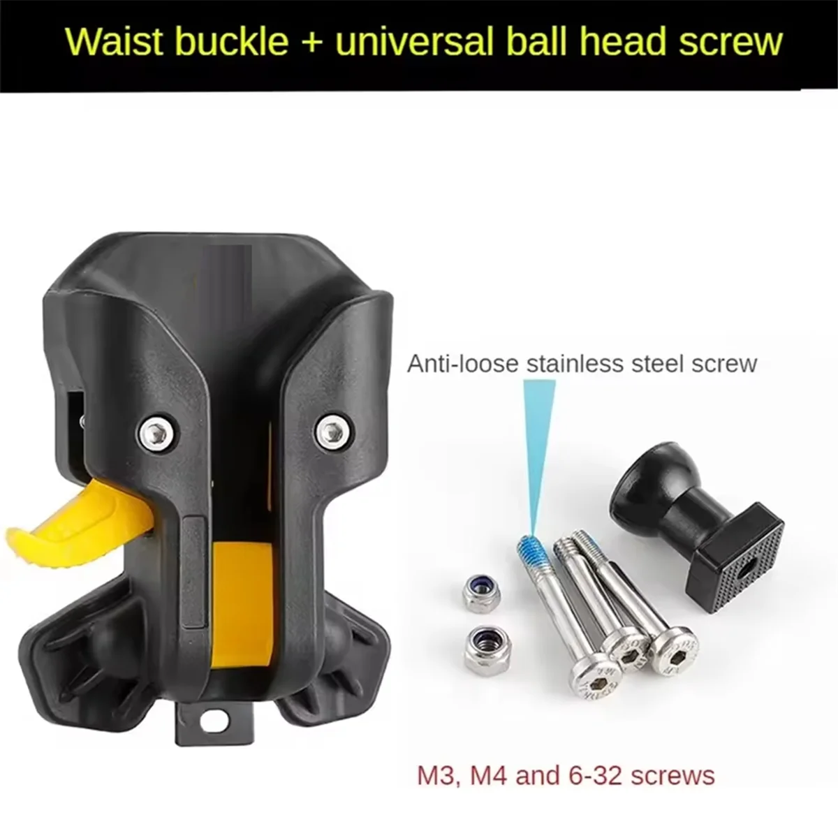 ABNJ Portable Power Tools Quick Hanging Hooks Electrician Organizer Hook Anti-Fall Accessories Waist Tool Storage