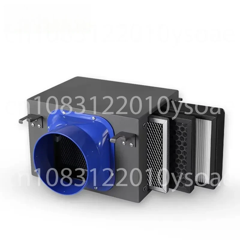 4 Inch Duct Installation Purifying Activated Carbon Air Filter Box