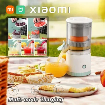 Xiaomi-exprimidor eléctrico portátil con carga USB, licuadora de frutas naranjas, Mini exprimidor de jugo para el hogar, exprimidor de cítricos para viajes