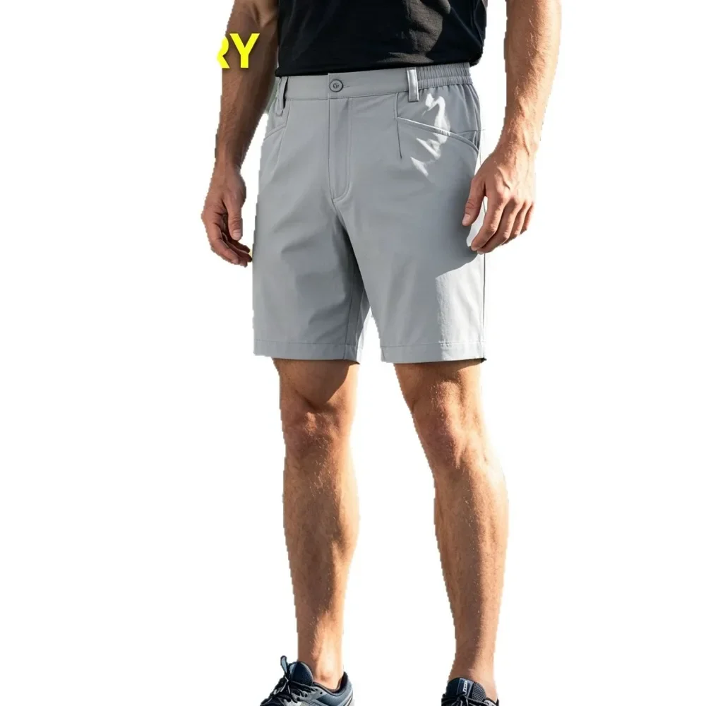2026men's summer quick-drying breathable multi-pocket running fitness shorts high elastic side cross-border source WM9967