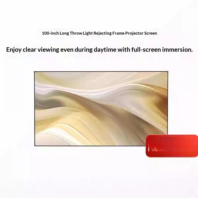 XGIMI 100 Inch Electric Projector Screen Fresnel Anti-light Curtain Surface Projectors Screen 1.6 Times Brightness Gain