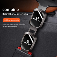 Car Seat Belt Extend Alloy Fastener Safety Strap Buckle Extender Accessories For Volvo Rdesign Polestar AWD V50 S60 XC60 S40 XC4