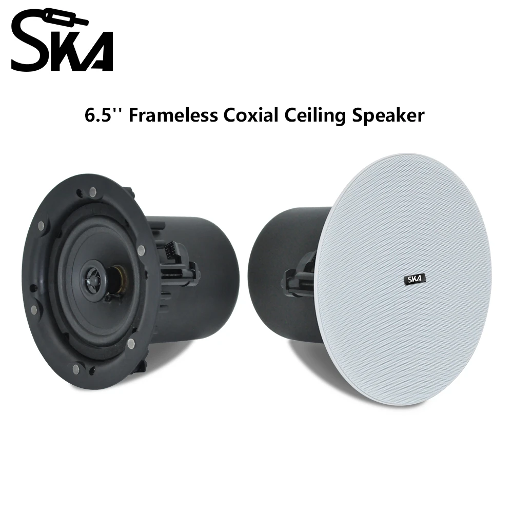 

6,5-дюймовые 30-ваттные настенные/потолочные динамики, импеданс 8 Ом, полнодиапазонный стереозвук, встраиваемые пассивные колонки для домашней фоновой музыки