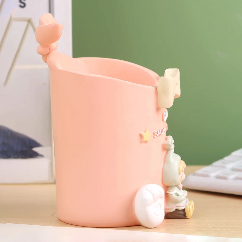 

Resin Rabbit Pencil Holder Sturdy Desktop Organizer Pen Container Office Pen Holder for Desk Desk Organizer Pencil Cups