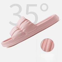 Soft Bottom Slippers for Women Home Bathroom Home Bath Non-slip Couple Summer Sandals for Men Summer Beach Wear Comfortable 3