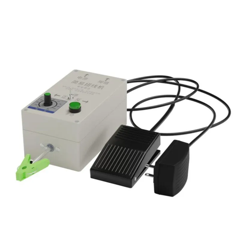 Mini Electric Wire Twisting Machine, Adjustable Speed 1-3300RPM,  Foot Pedal Control, for Wire Stranding
