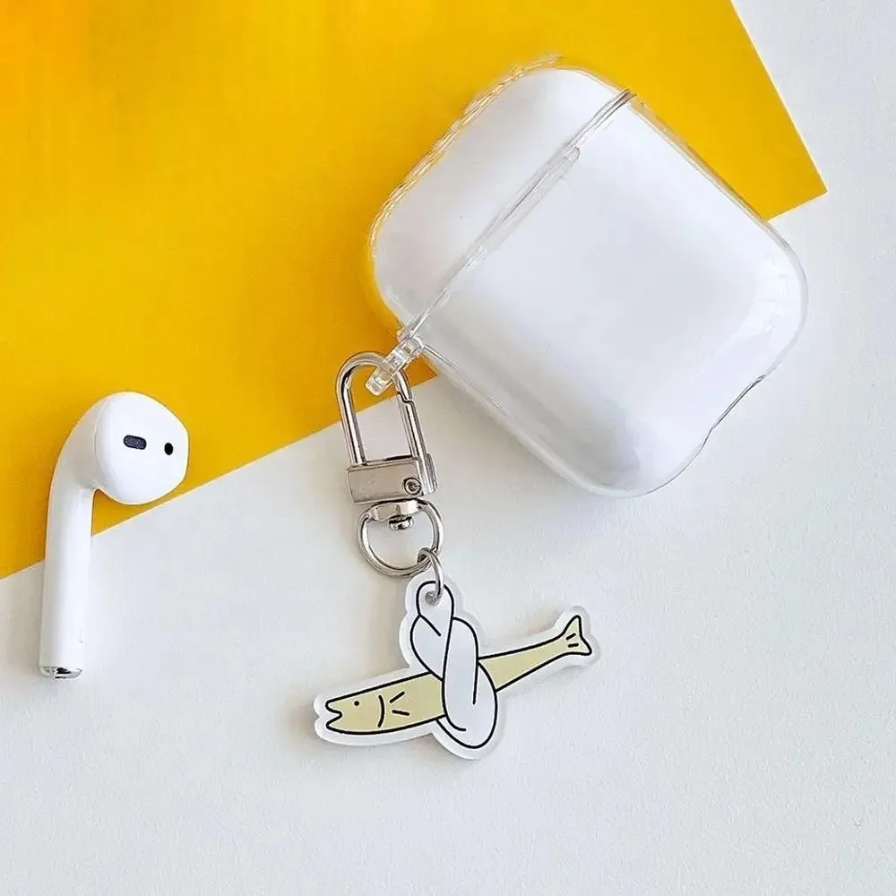 Portable Acrylic Bag Keychain Pendant Cartoon Hanging Purse Pendant Fish Key Chain Girls