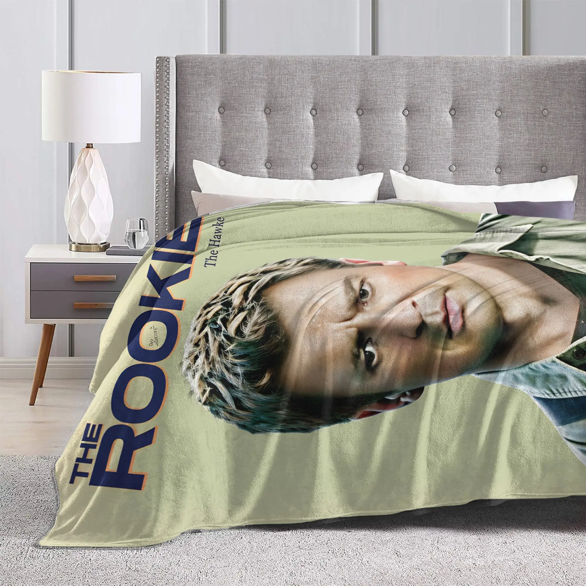 تيم برادفورد The Rookie المسلسلات التلفزيونية بطانية لينة دافئة مريحة أفخم الفراش يلقي لغرفة نوم الطفل الفانيلا المفرش السرير