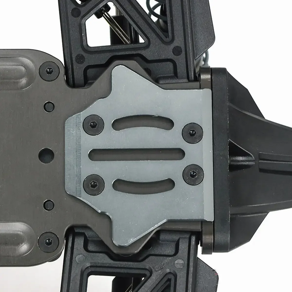 CNC Aluminum Metal Chassis Guard Protection Skid Plate Anti Scratch Platte For HOBAO 8SC H9 RC Car Upgrade Parts