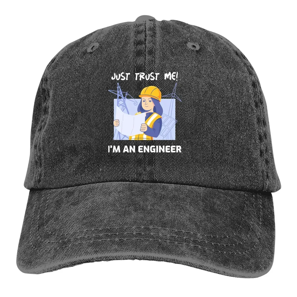 Summer Cap Sun Visor Just Trust In Me Hip Hop Caps Trust Me I'm An Engineer Cowboy Hat Peaked Hats