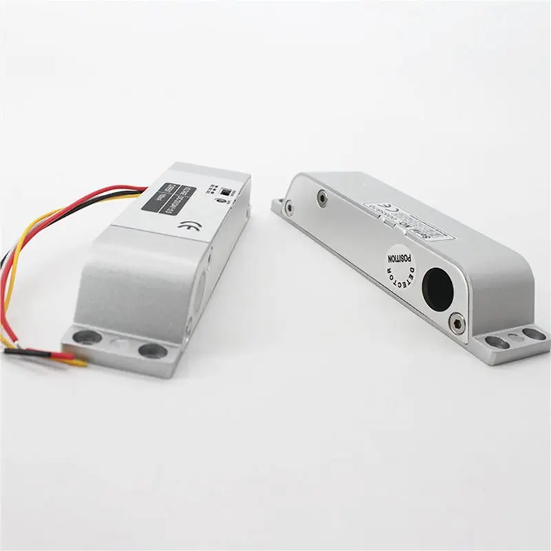 【ترويج】10X قفل مسمار كهربائي 4 أسلاك DC12V أقفال نقر إلكترونية قفل باب خشبي قفل باب Lron #3