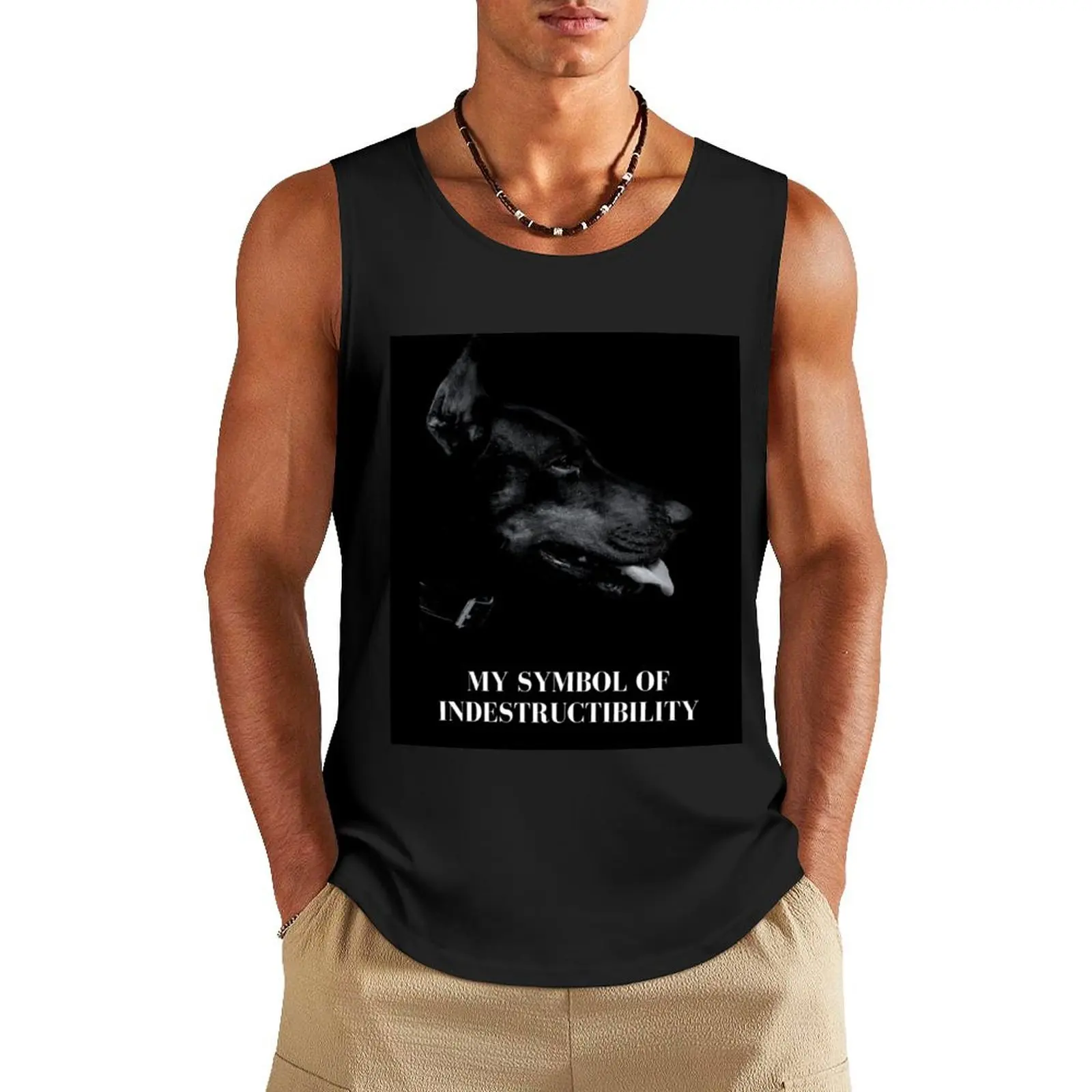 Doberman black and white photography Tank Top clothes for men summer Man sleeveless shirt gym t-shirt gym man