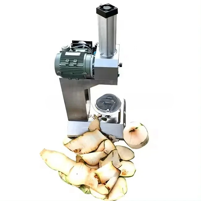Efficient Skin Trimming Peeler Young Tender Green Coconut Peeling Machine