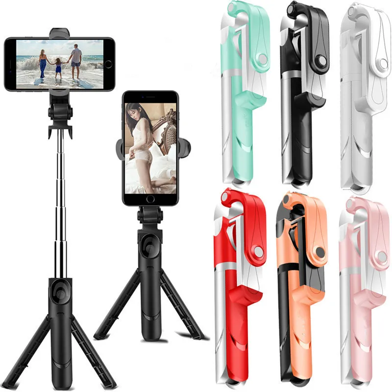 

New Tripod Selfie Stick Horizontal and Vertical Shooting Creative Portable Live Streaming Tripod Bluetooth Selfie Stick