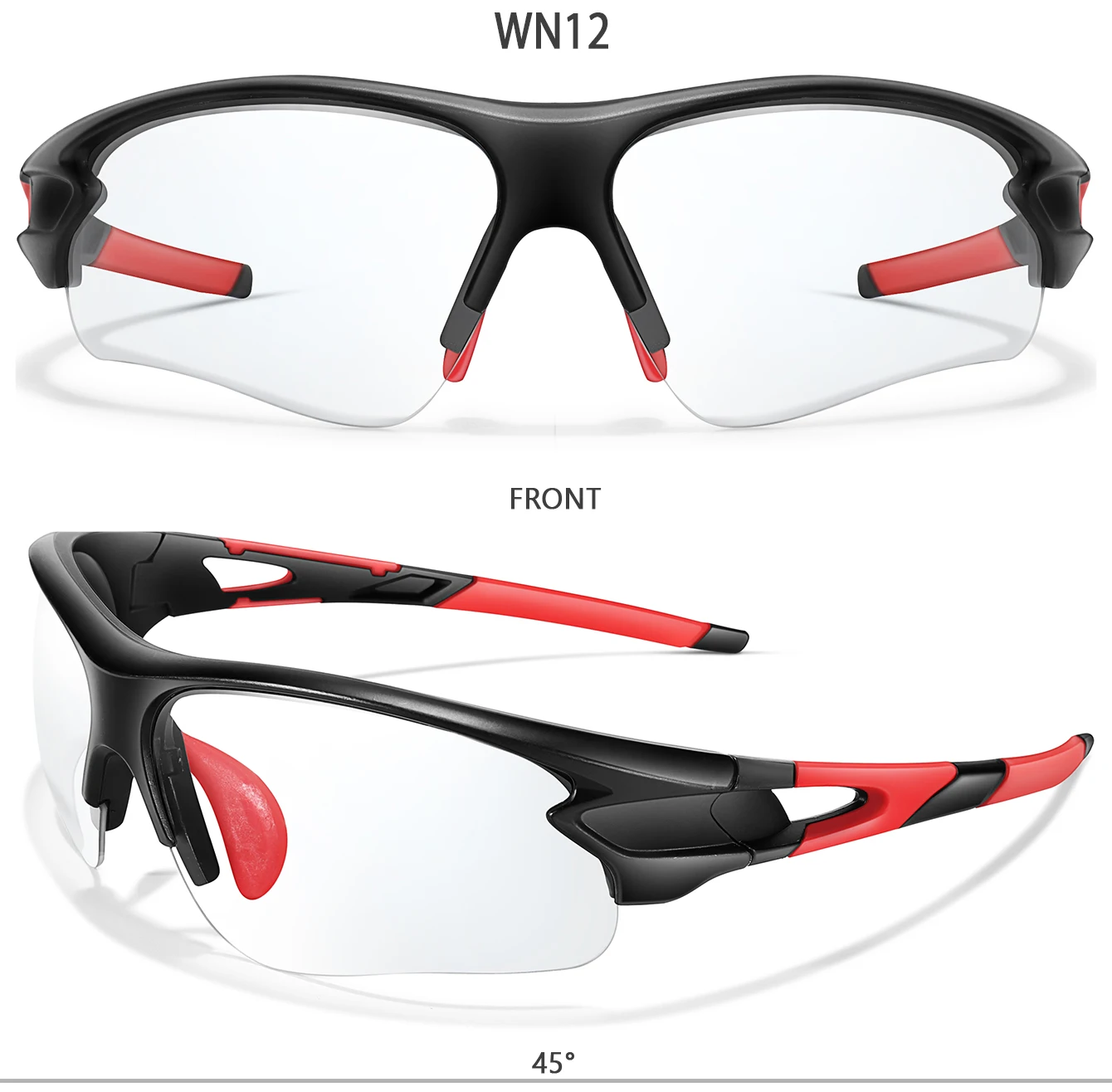 Marke Mode Frauen Männer Photochrome Sonnenbrille Outdoor Sport Angeln Radfahren Laufen Fahren Brillen Frauen Mode Brille – Detail 6