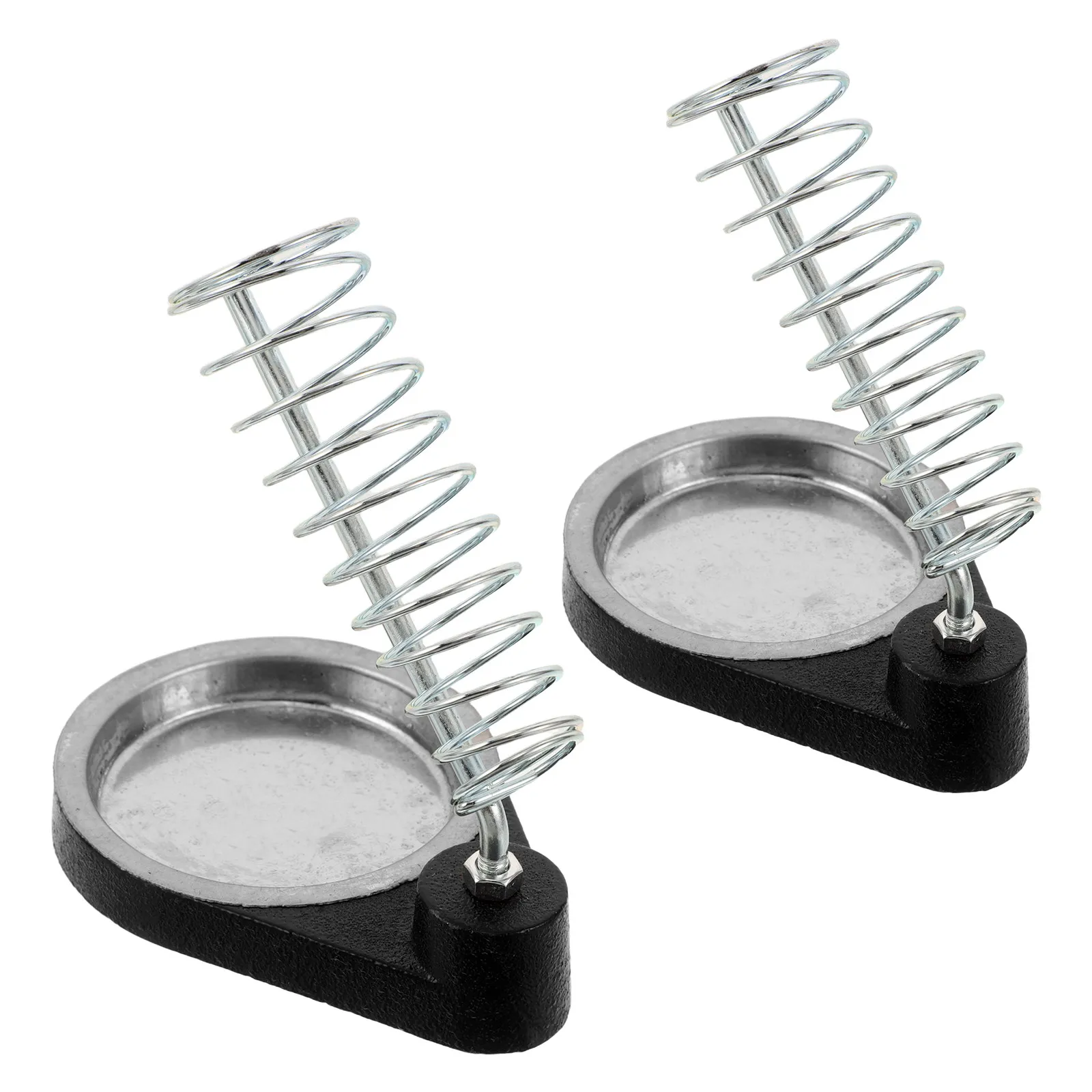 2Pcs Iron Soldering Iron Holder Stable Spiral Spring Base Stand for Electronics Repair Jewelry Making Workshop