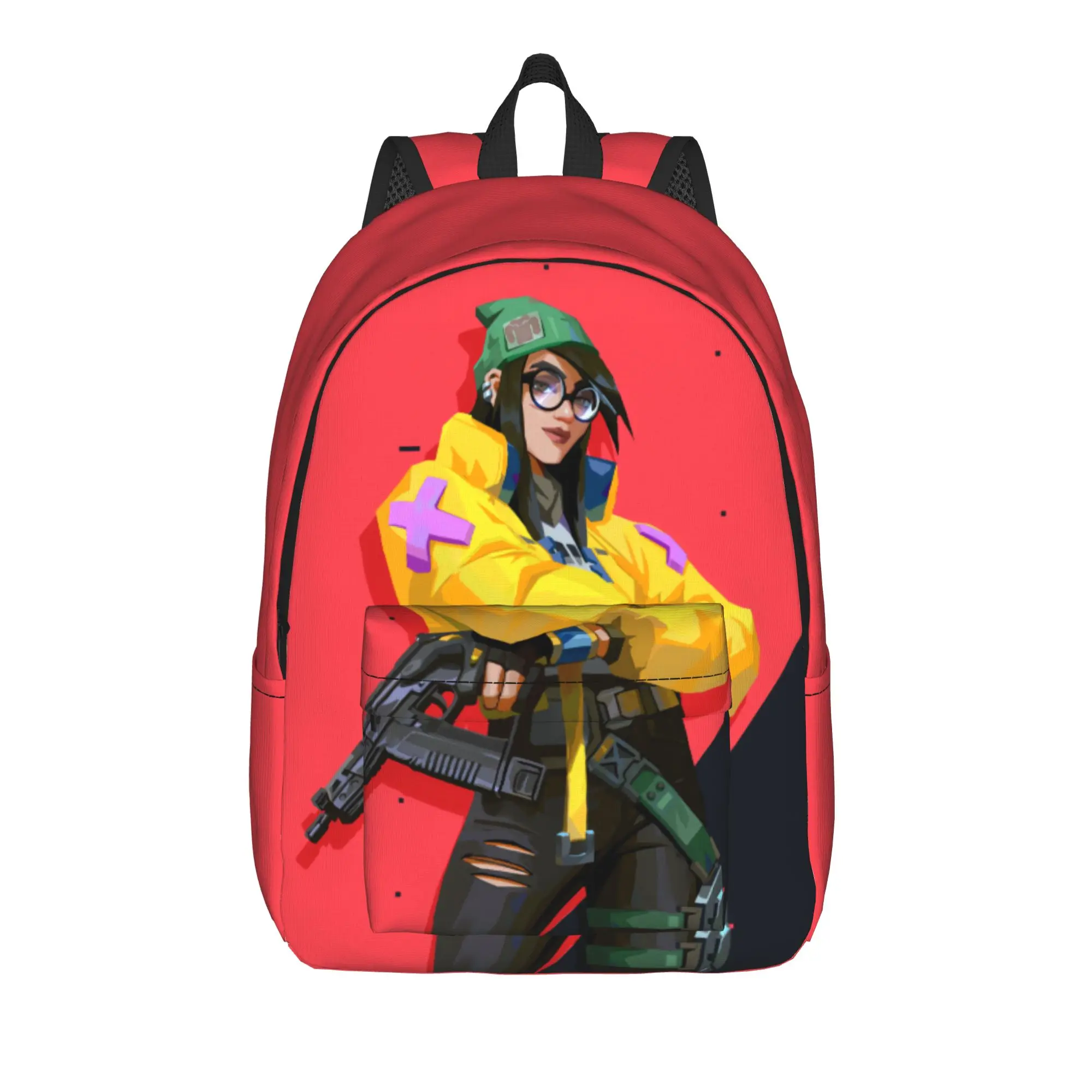 Killjoy Backpack V-Valorant Kawaii Backpacks Teen Workout Breathable School Bags Custom Rucksack