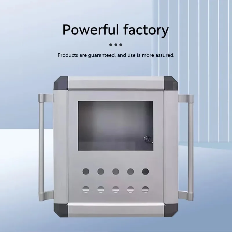 Accessories for industrial numerical control machines - Touch screen control panel housing with cantilever operation control box