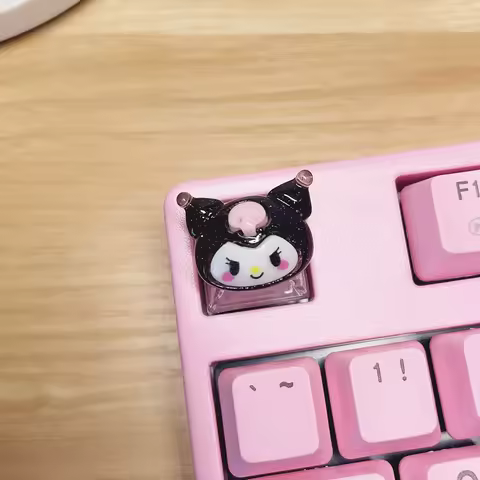 Custom Keycap Cute Cartoon Melody Coolomey Translucent for Cherry Cross Axis Mechanical Keyboard ESC Base 키캡 Translucent Keycap