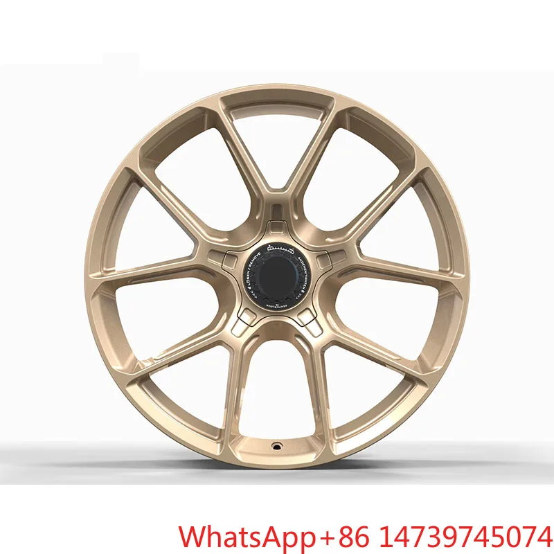 Auto PartsBorui Custom 17-22 Inch Forged Wheels In Gold Diamond Black Bronze For  991 GT3 Center Lock Alloy WheelsLight Weig