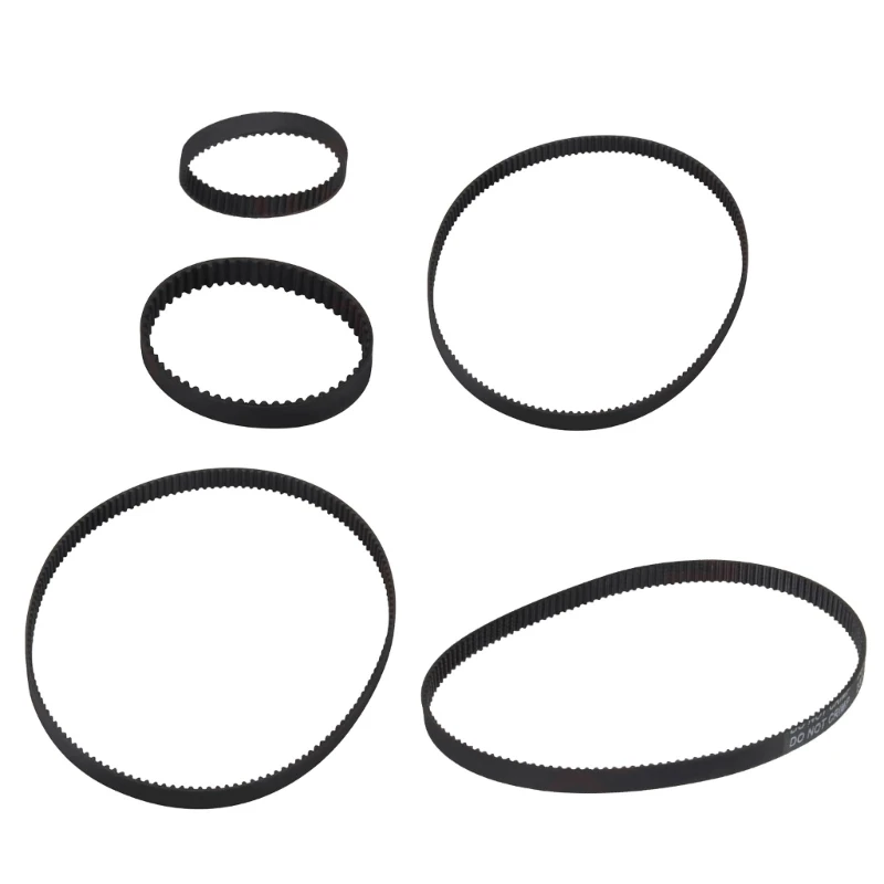 Closed Looping Timing Belt Rubber 2GT 6mm Bandwidth Black Synchronous Belts 3D Printers Parts 110/158/180/300/752mm DropShipping