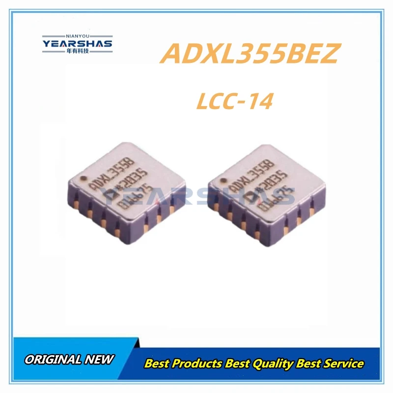 ADXL355BEZ  ADXL355BEZ-RL7 ADXL355  SMD LCC-14 Attitude Sensor/Gyroscope New Original Low power 3-axis MEMS accelerometer