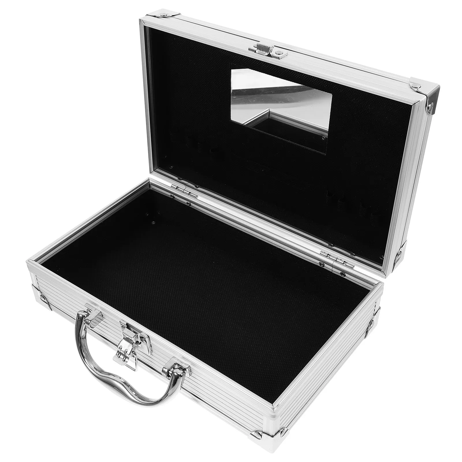 Aluminium Alloy Toolbox Lockable Travel Multi-Functional Portable Tool Storage Carrying Case Aluminum Alloy Toolbox