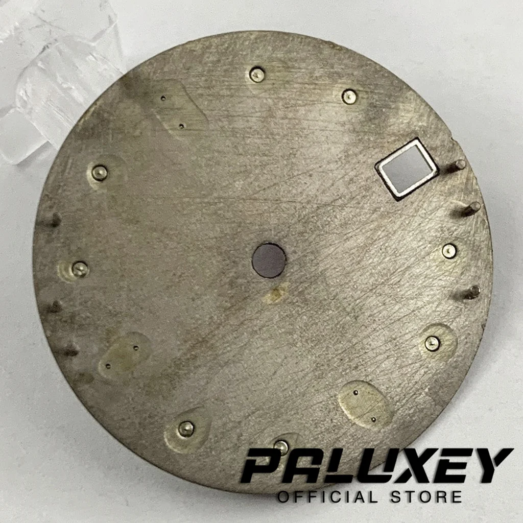 Esfera de reloj NH35 de 28,5mm, rojo, púrpura, azul, amarillo y verde, esferas de reloj luminosas verdes para piezas de repuesto de movimiento NH35A 4R35