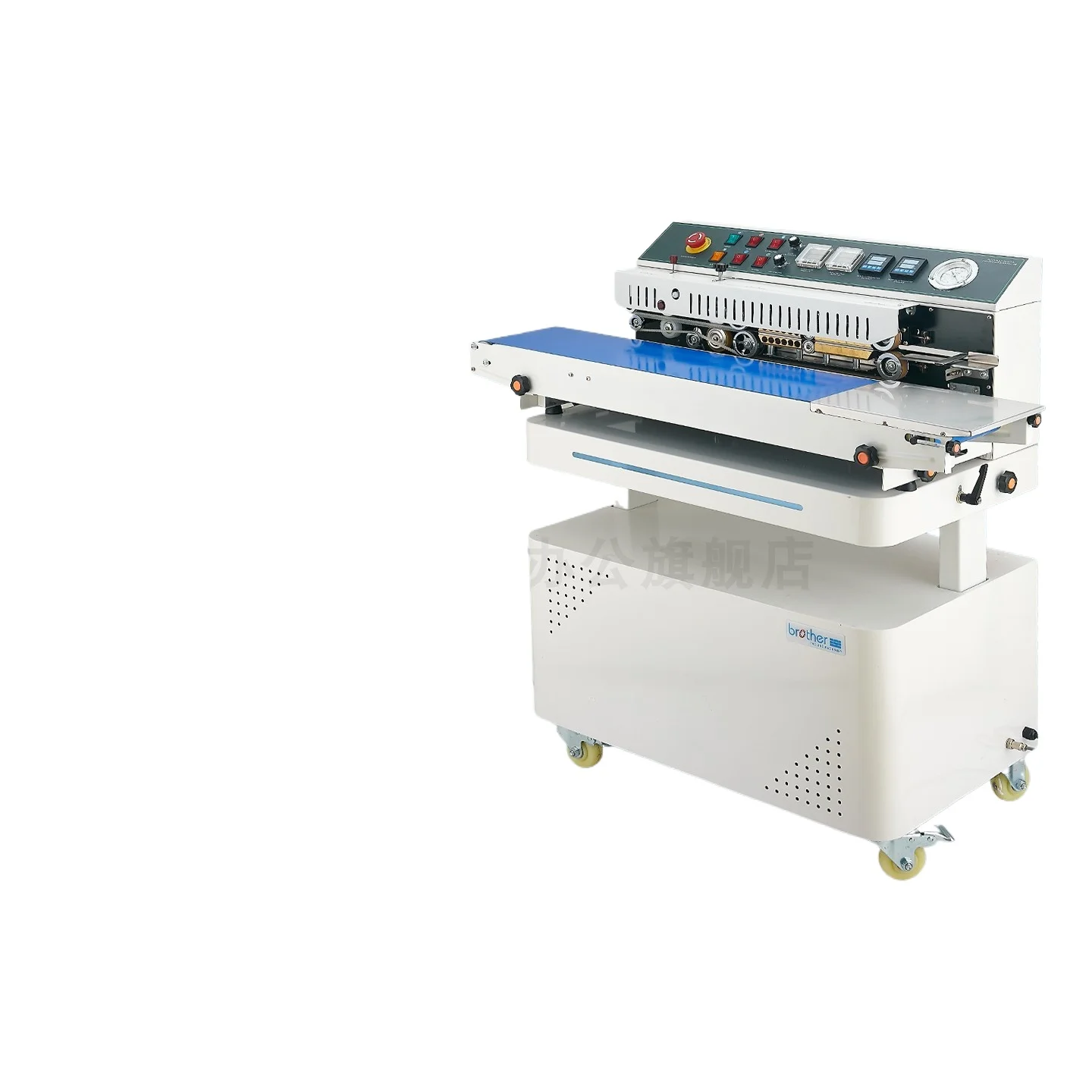 LMM ink wheel inflatable continuous sealing machine inflatable and nitrogen-filled puffed food automatic packaging machine