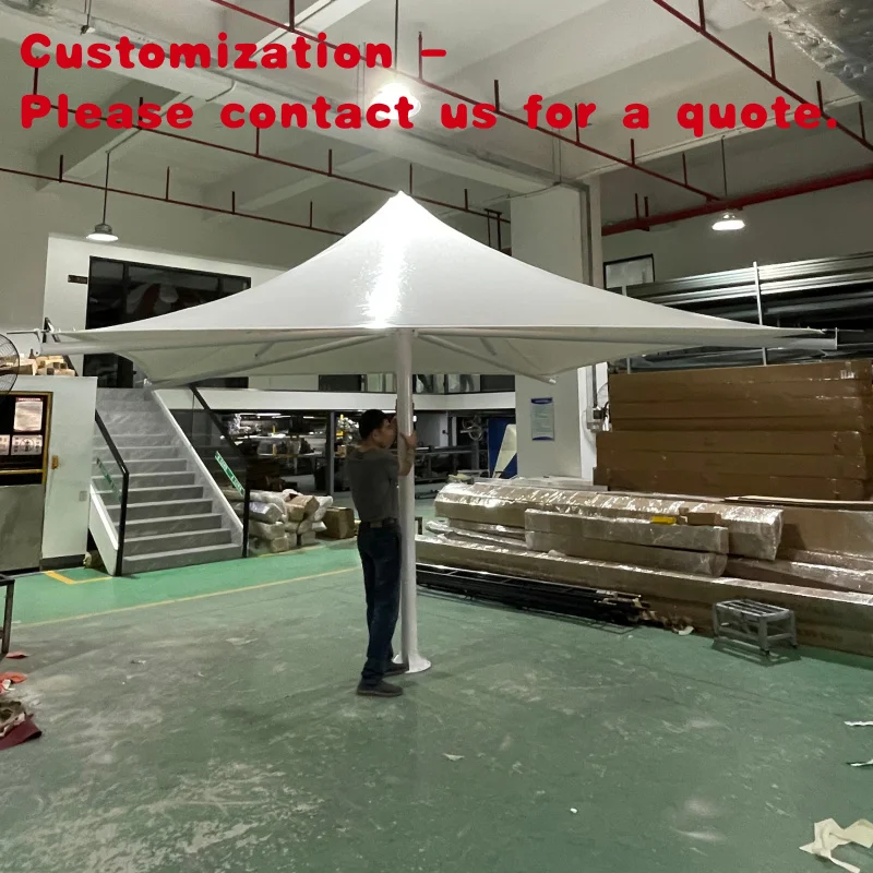 

custom.Heavy Outdoor Membrane with Aluminum Frame and Polyester Sail Manual Operation Outdoor Use