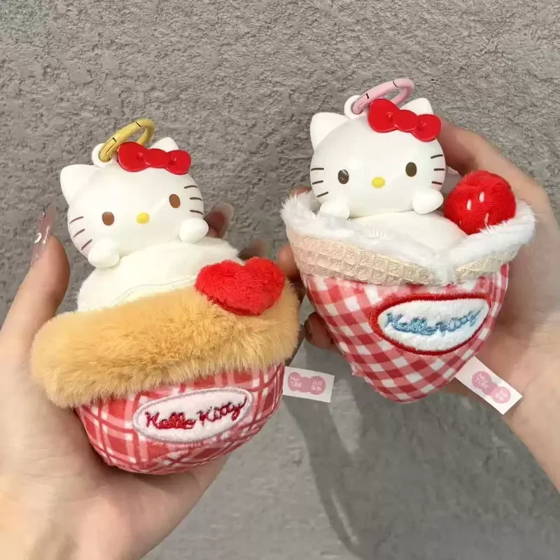 Hello Kitty послеобеденный чай, плюшевая подвеска для ароматерапии, слепая коробка, милый мультяшный волосатый изысканный орнамент, сюрприз, загадочная коробка, подарок