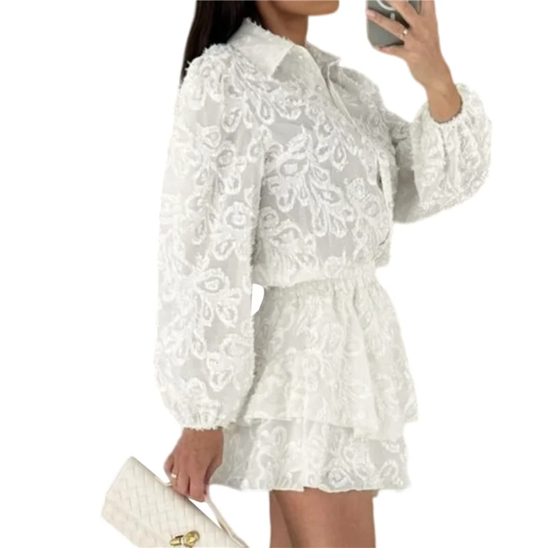 

A83F-Womens 2 Pieces Lace Blouse T-Shirts Tops Bodycon Shorts Party Clubwear Tracksuit Outfits Set