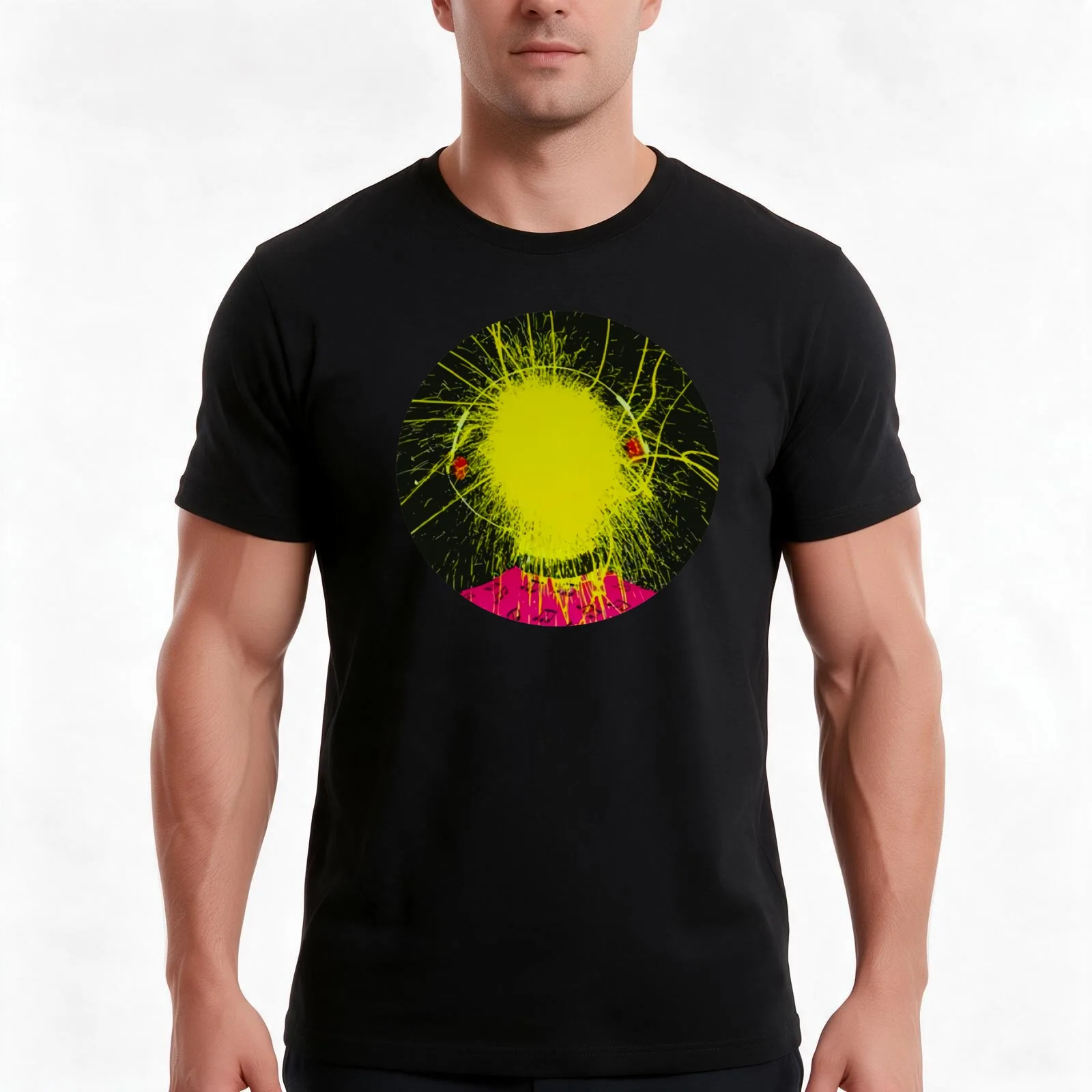 Triple J Exploding Head T-Shirt Summer Casual Cotton Tee Oversized Streetwear Tops Vintage Graphic Print Unisex Men Women
