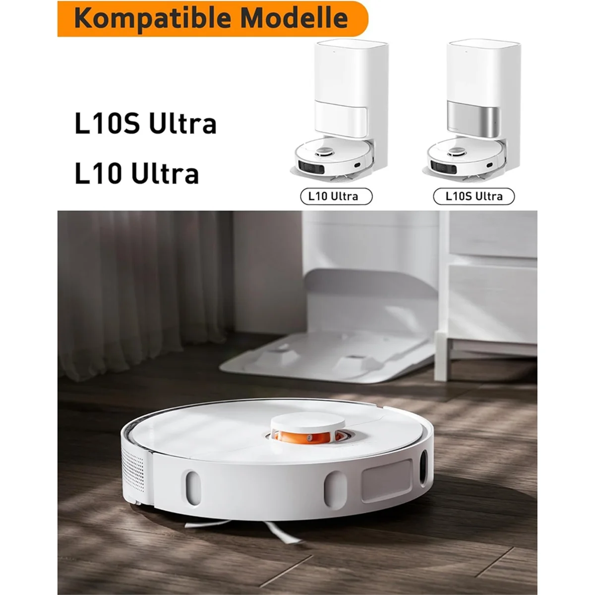 Voor L10s Ultra / L10 Ultra Robotstofzuiger Hoofdzijborstel Hepa Filter Mop Pad Stofzakken Accessoires