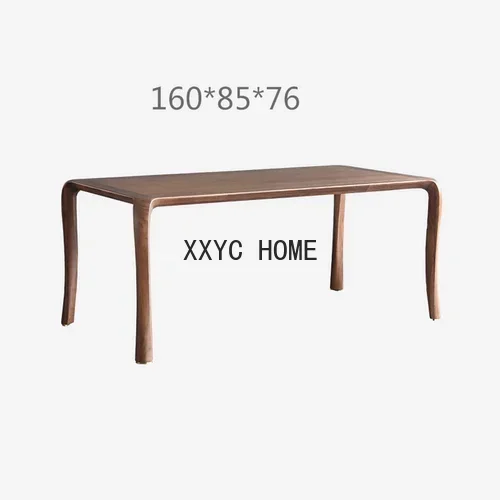 North American Black Walnut Solid Wood Dining Table  Pure Solid Wood Dining Table  Rectangular Dining Tables and Chairs Set