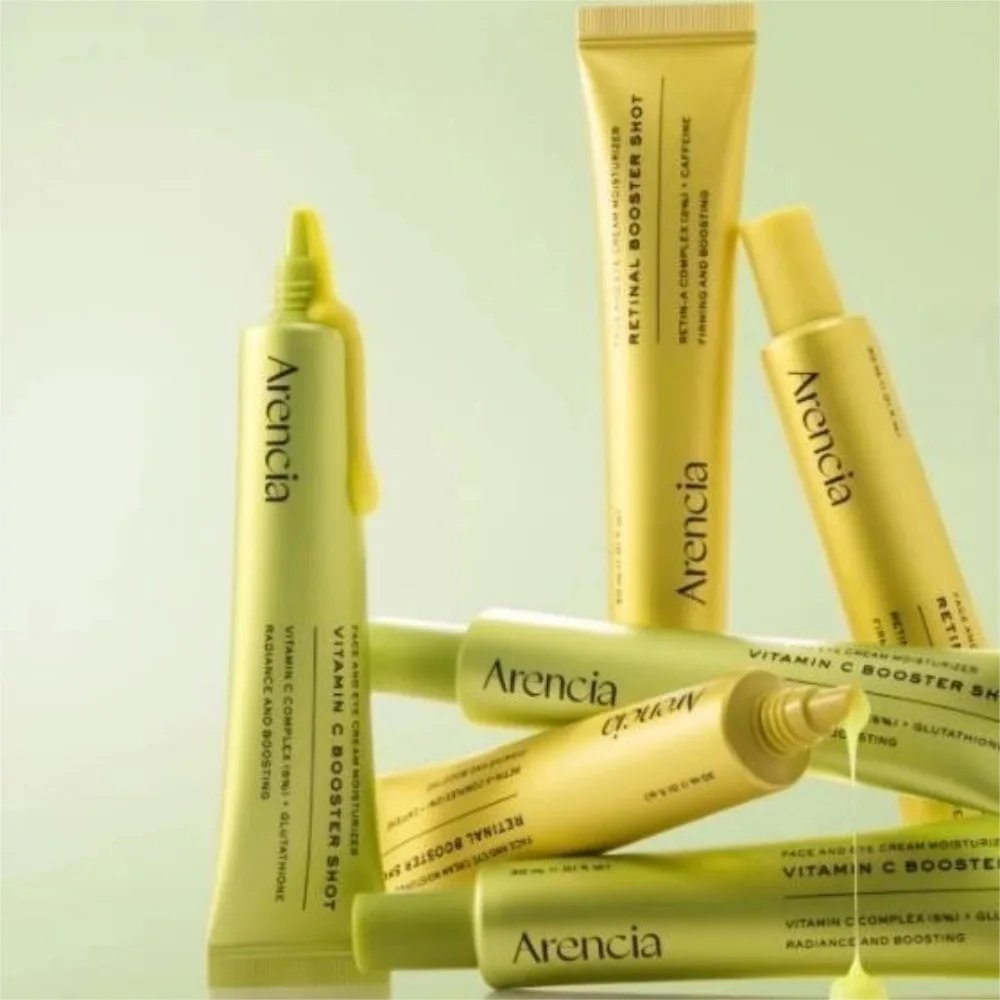 Arencia Booster Shot Face&Eye Moisturizing Cream Gentle Firming Brightening Facial Lotion Fine Line Reducing Hydrating SkinCare