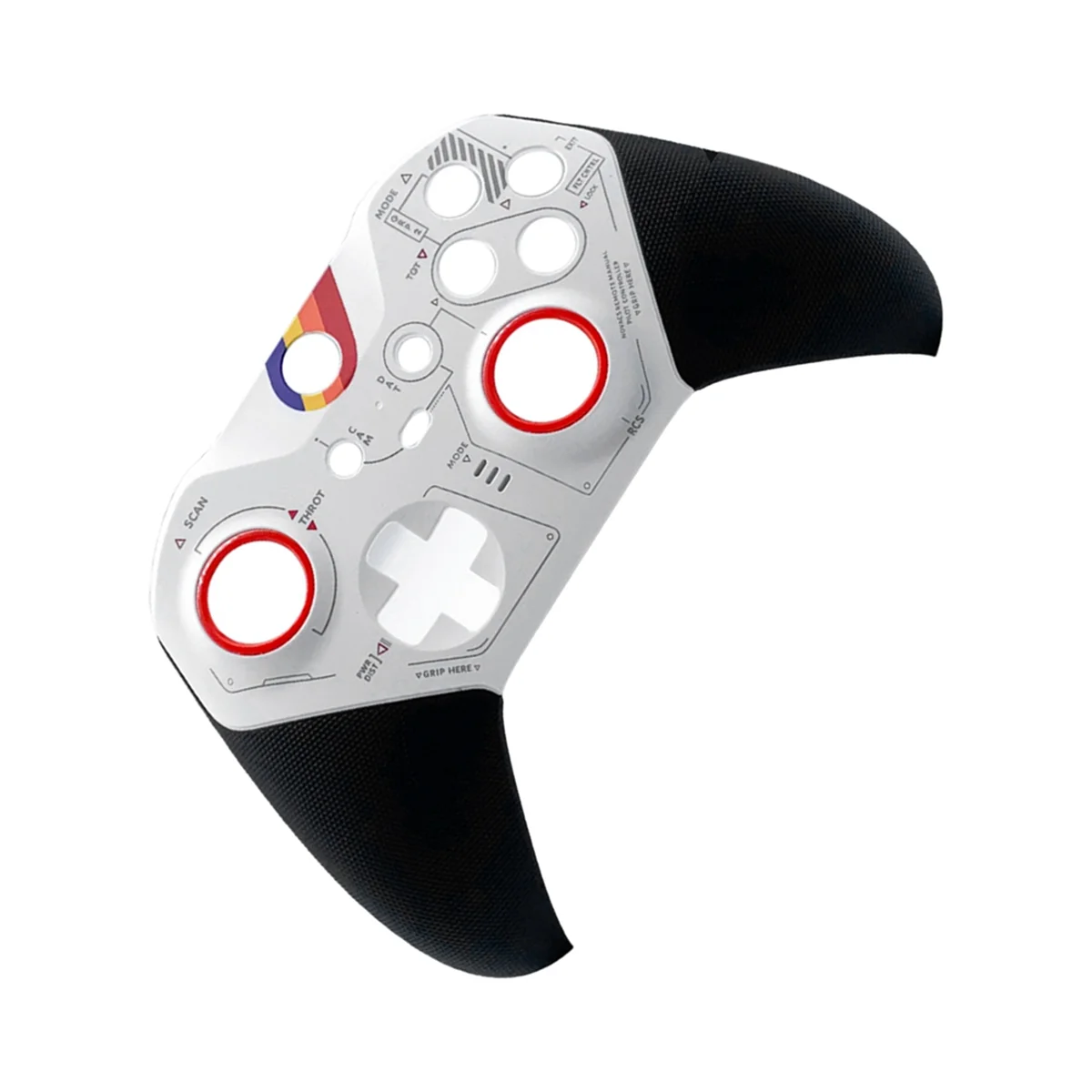 Práctico carcasa inferior para controlador Xbox One Elite Series 2, cubierta de placa frontal, carcasa de Panel