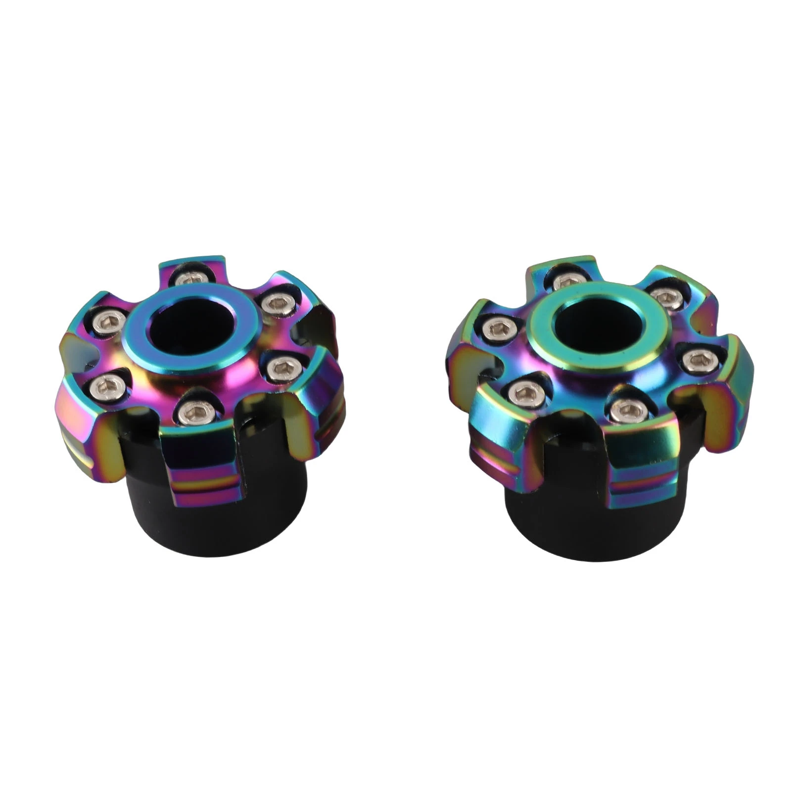 F9 Pair of Motorcycle Wheel Front Fork Frame Slider Aluminum Alloy Falling Protection Falling Protection for Bicycle