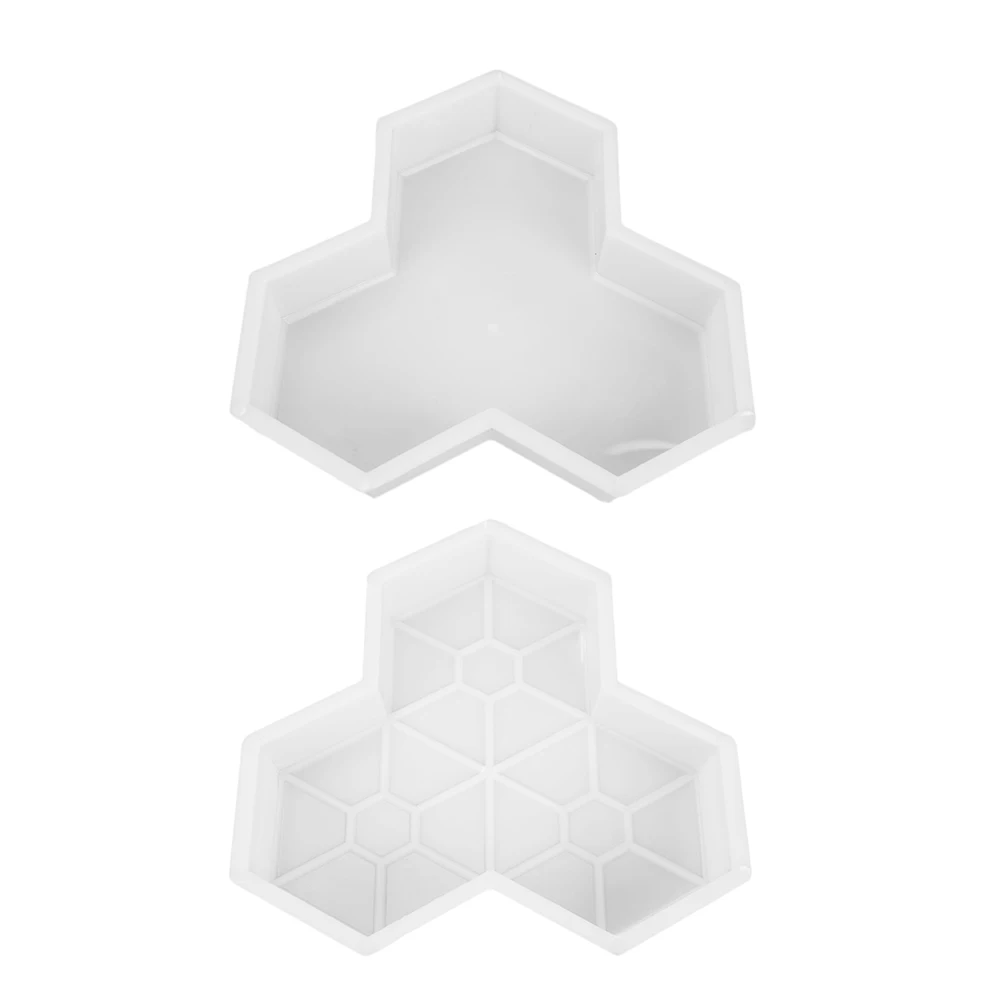 DIY Plastic Garden Yard Paving Mold Maple Leaf Pathway Pavement Mold Brick Mould Reusable Cement Brick Stone Road Concrete Molds