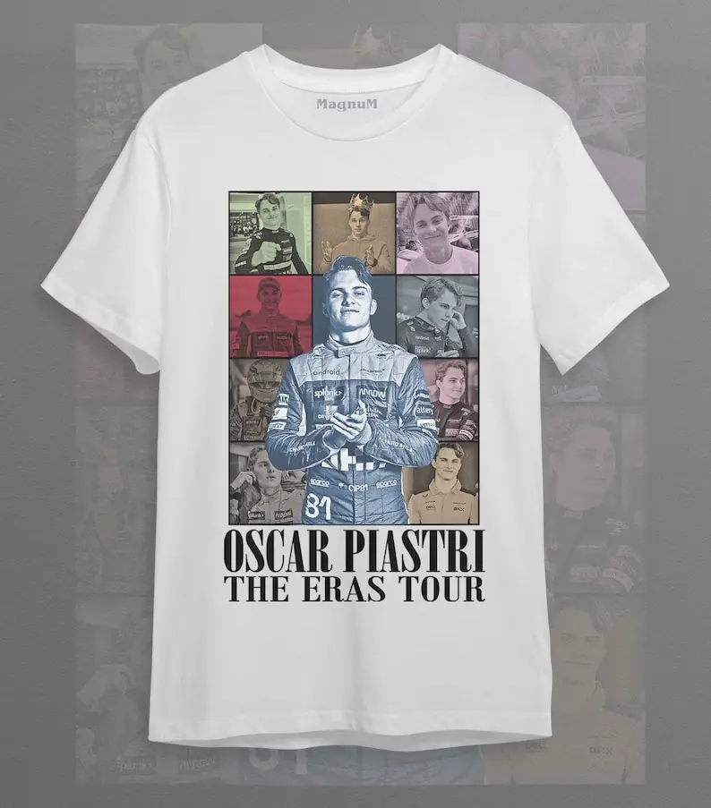 Oscar Piastri The Eras tour Unisex Softstyle T-Shirt