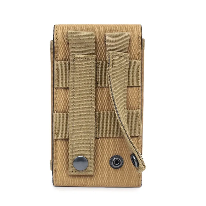 1000D Nylon Molle Pouch Phone Holder Outdoor Hiking Travel Cycling EDC Waist Bag Tactical Mobile Pouch Outdoor Tool Accessories