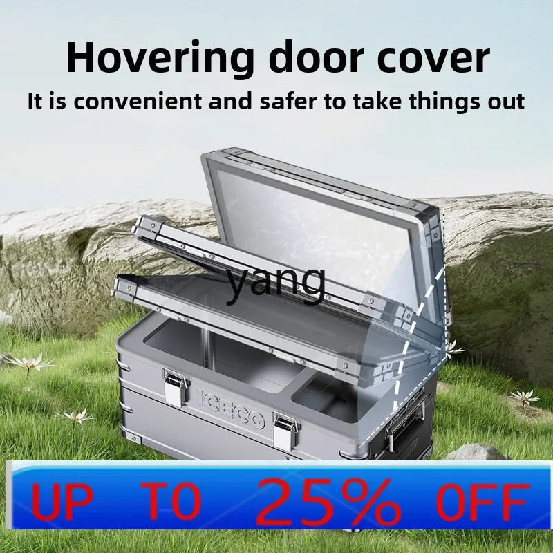 

lmm car refrigerator J20/35L aluminum alloy bass outdoor camper home dual-purpose metal refrigerator