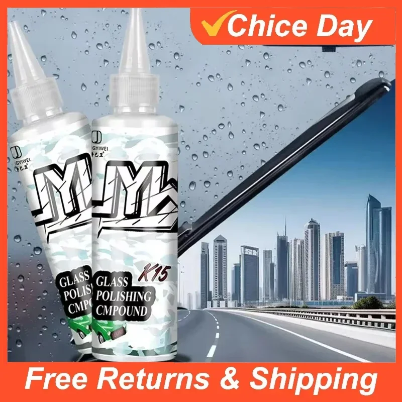 1-3PCS Car Glass Polishing Agent Automotive Glass Coating Minor Scratch Repair Oil Film Removal Cerium Oxide Polishing Amagi
