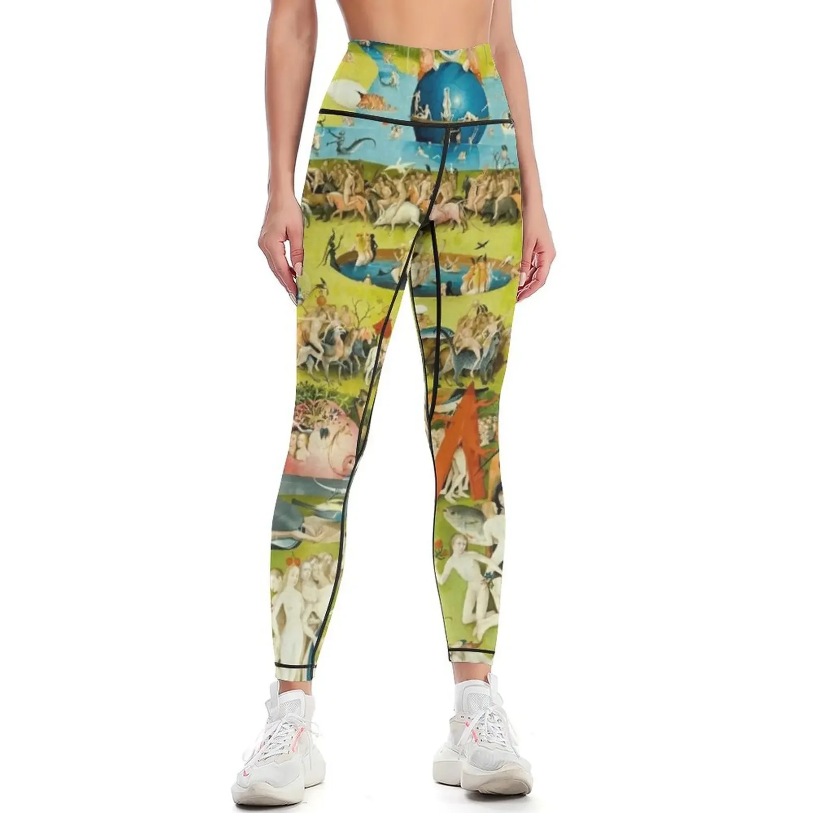

The Garden of Earthly Delights Leggings Tight fitting woman sport legging trousers Womens Leggings