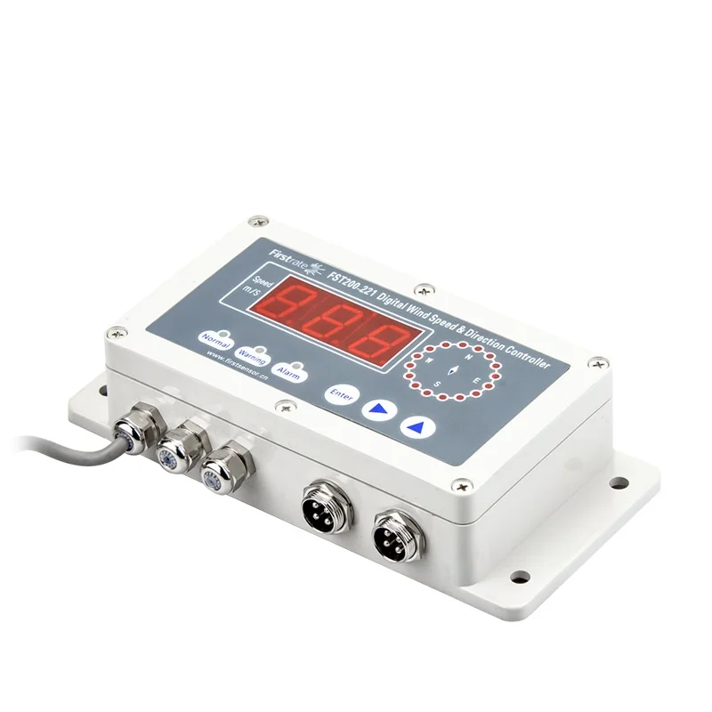 

The first 200-221 digital wind speed and direction display for alarms and controllers