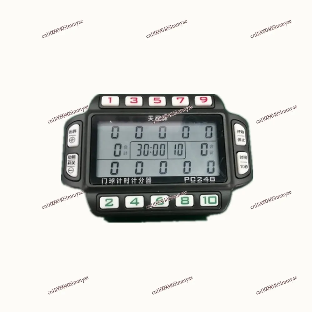 

Hand-belt croquet watch multi-function scoring timing out-of-bounds display